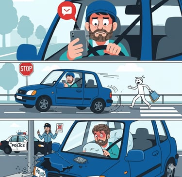 téléphone au volant