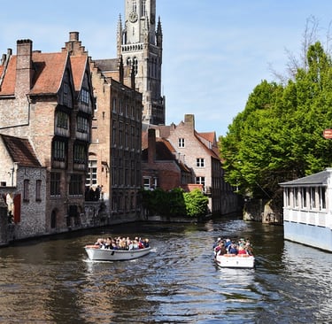 Le Belfort et les canaux de Bruges