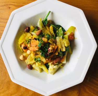 recette de légumes vapeur épicés