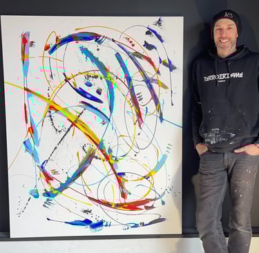 Tiwan artiste peintre Abstract art