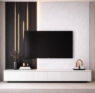 Acoustic Wall Panels Tv Unit