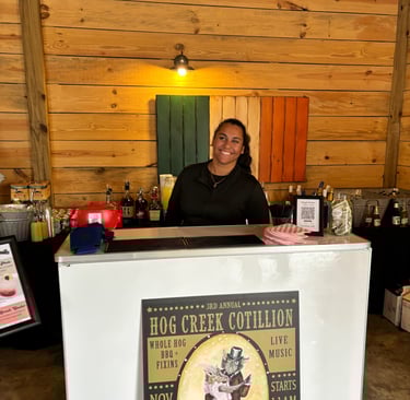 mobile bartender serving drinks at a corporate event in Wisconsin
