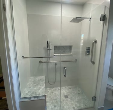 shower soor installation