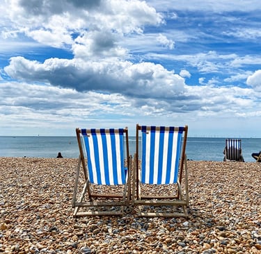 Plage de galets de Brighton