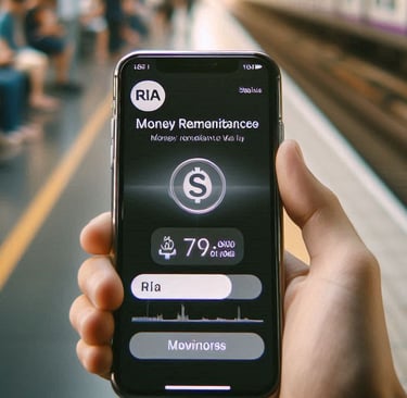 Imagen super realista de un iPhone en primer plano en modo vertical mostrando el progreso de una rem