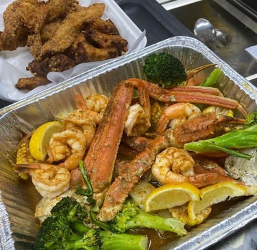 platter of seafood