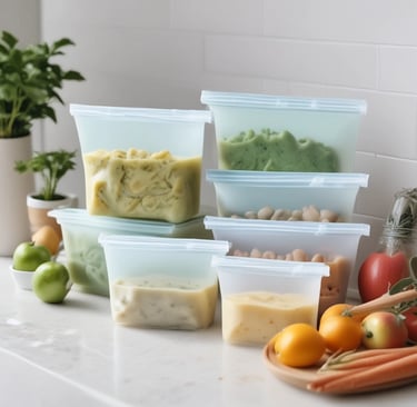 Reusable Silicone Food Bags | Clean AF Kitchen eco non-toxic storage