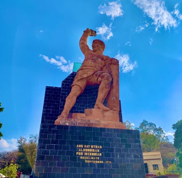 Statue of El Pipila in Guanajuato, Mexico