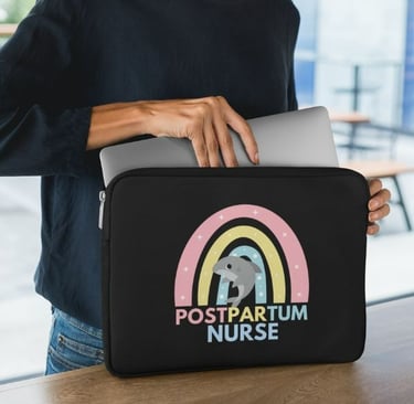 Postpartum Nurse Laptop Sleeve