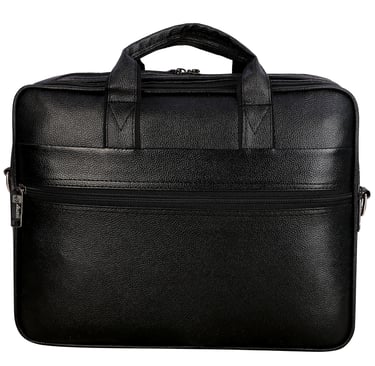 a black briefcase office bag 