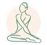 silhouette femme posture yoga enfant