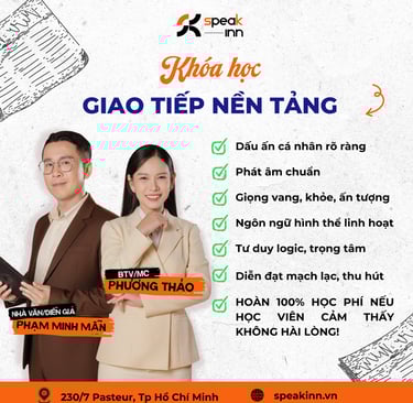 Khoá học nói tự tin giao tiếp tự tin HCM