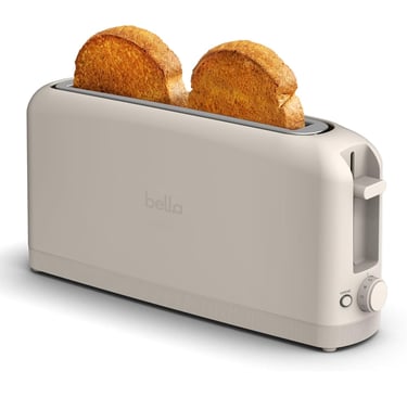 BELLA Slim Toaster — compact wide-slot toaster for evenly toasted bread