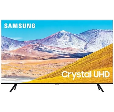 Smart TV Samsung Crystal UHD 4K with vibrant colors, HDR technology and sleek modern design — ideal