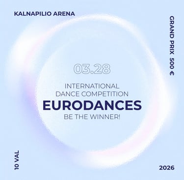 Eurodances, 2026, Eurodances 2026, registracija, registration