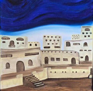 Nomad Hometown (painting) Kylee Nicole Smith