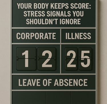 a scoreboard with a scoreboard that says your body is a scoreboard