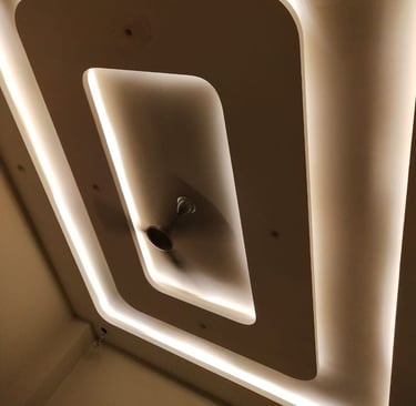 Stylish Living Room Interior Solution and POP Renovation Services in Boisar