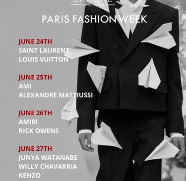 Paris fashion week