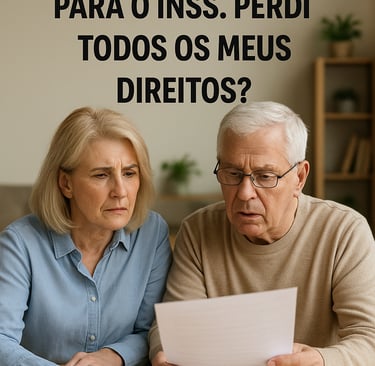 O que acontece se eu parar de contribuir para o INSS