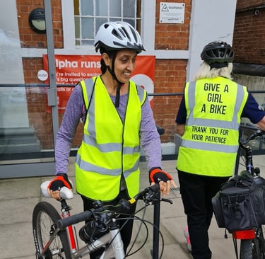 Community Outreach initiative Give A Girl.A Bike cycling club