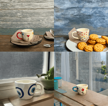 Ceramic cups
