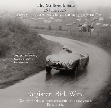 Classic Car Print Ad for Magazine - H&H Classics