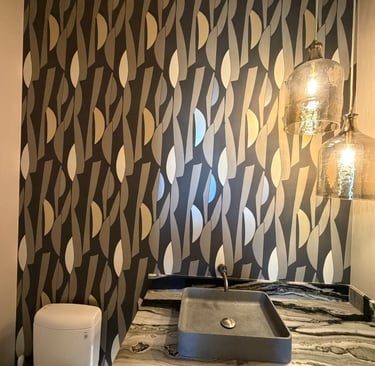 Wallpaper installation project in Mesa, AZ
