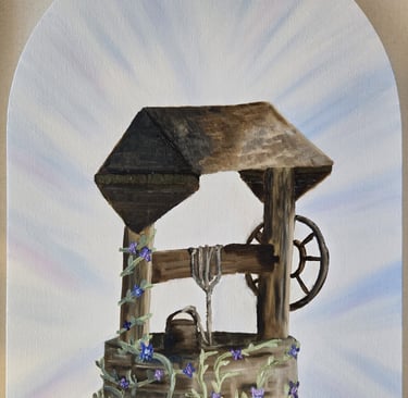 At the Well (painting) Kylee Nicole Smith