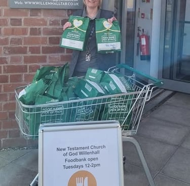 Weekly Food Bank at NTCG Willenhall Tabernacle