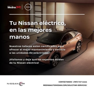 a nissan electric vehicle with a nissan electric vehicle charging station