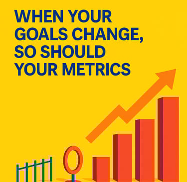 a business card with a graphic of a graphing bar chart