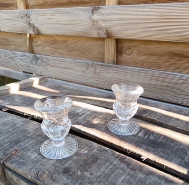 bougeoirs transparents