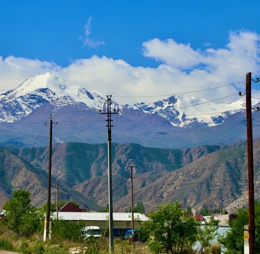 Kirgisistan Berge Yssykkul 