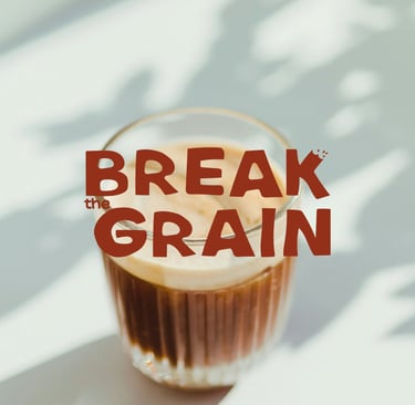 Branding Break the grain - Soleado studio - graphiste Liège