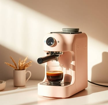 cafetera de diseño hecha con ia