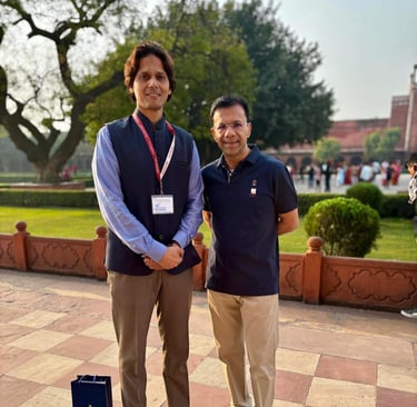 With the Hon'ble. Cabinet Minister in the Government of Goa, Mr. Vishwajit Rane