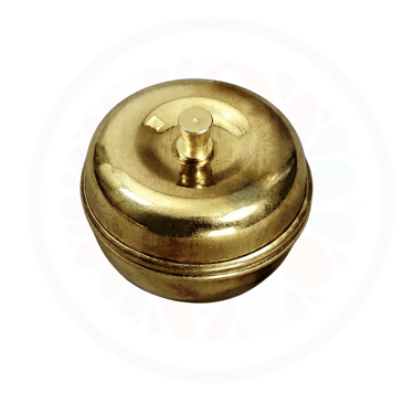 #BrassKumkumBox #IndianCraftsmanship #TraditionalArt #BrassArtifacts #PrajjwalInternational #Handcr