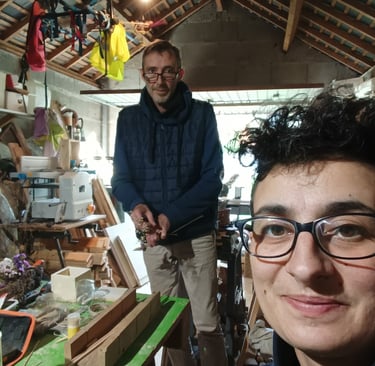 Claire et Fred de la fabrique en bois 🪵