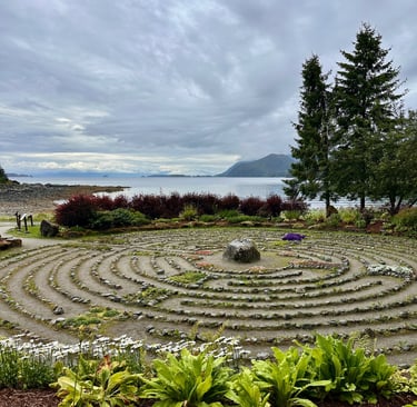 Labryinth at Shrine of Saint Therese Juneau