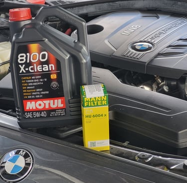bmw premium mal servis motul 5w40 ulje mann filter germanski tuning garage up skopje makedonija 