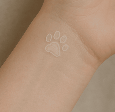 tatuajes en tinta blanca