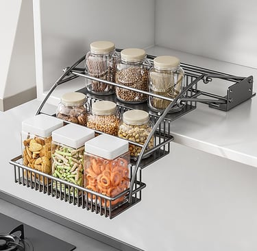 3-tier Pull down Spice Rack