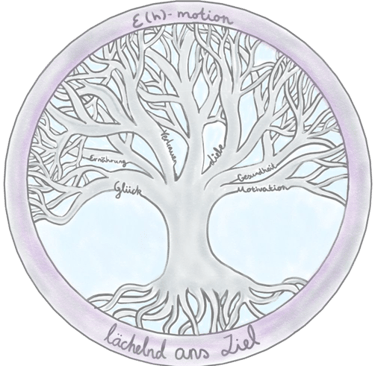 a drawing of a tree with a family tree