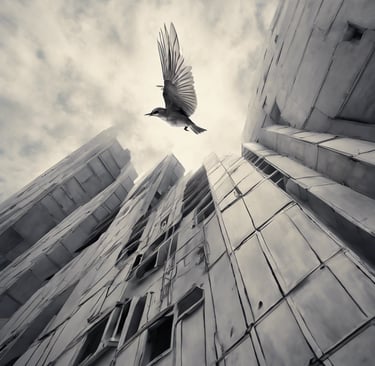 worm's-eye view photography of concrete building