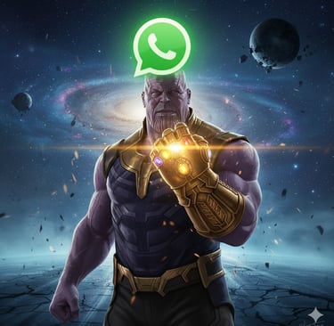 a man in a suit with a green light shining on his face