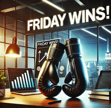 a pair of boxing gloves and a laptop computer