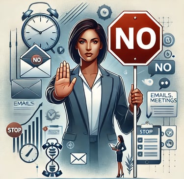 a woman holding a stop sign with a stop sign