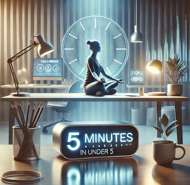 a woman sitting on a desk with a clock and a clock