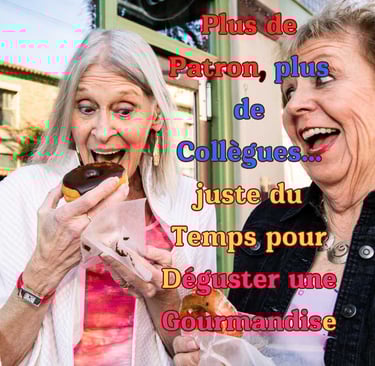 photo humoristique retraite femme